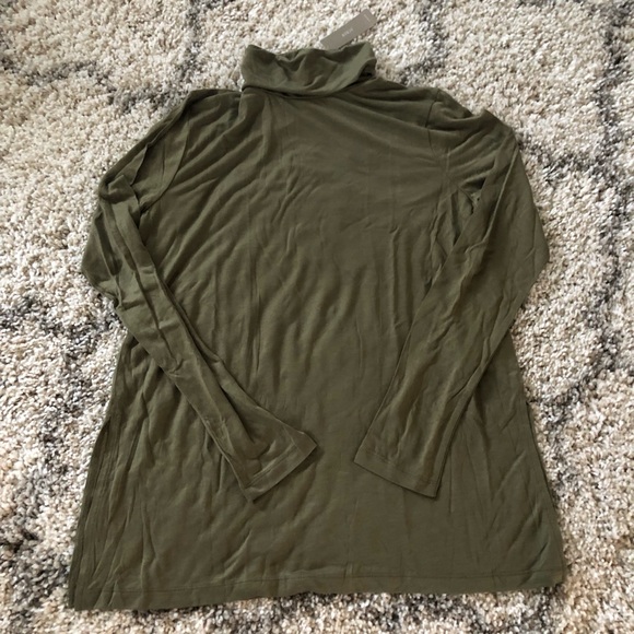 J. Crew Olive Green Turtleneck Tunic - Picture 5 of 5